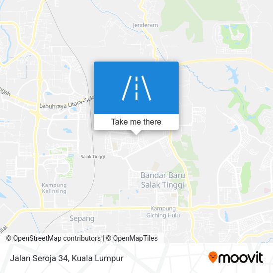 Jalan Seroja 34 map