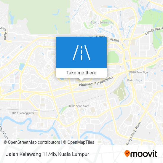 Peta Jalan Kelewang 11/4b