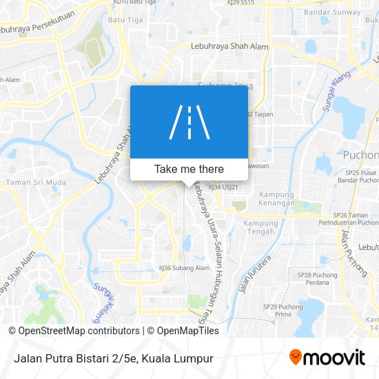 Jalan Putra Bistari 2/5e map