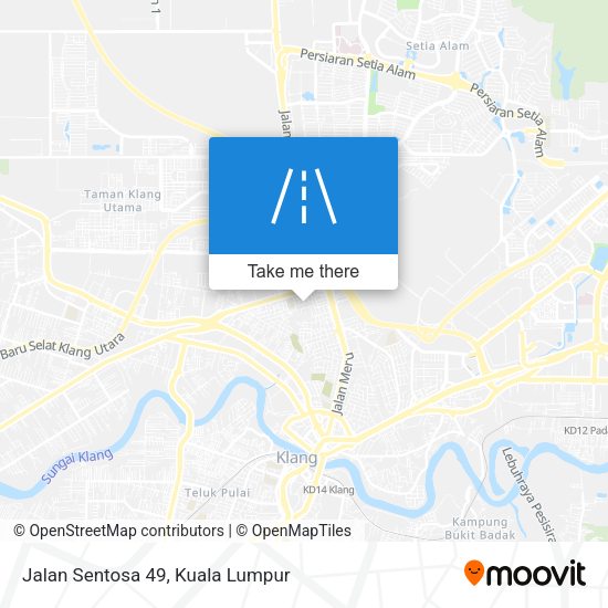 Jalan Sentosa 49 map
