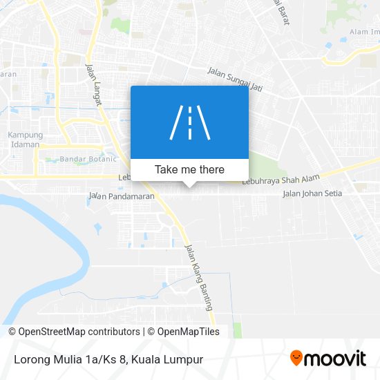Lorong Mulia 1a/Ks 8 map