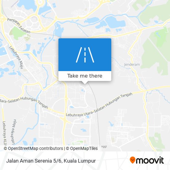 Jalan Aman Serenia 5/6 map