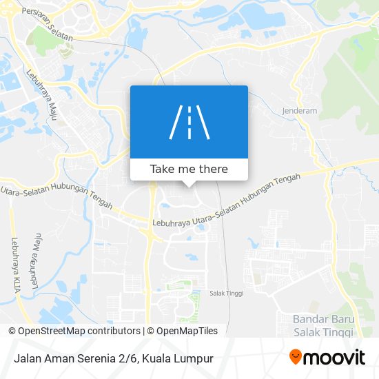 Jalan Aman Serenia 2/6 map