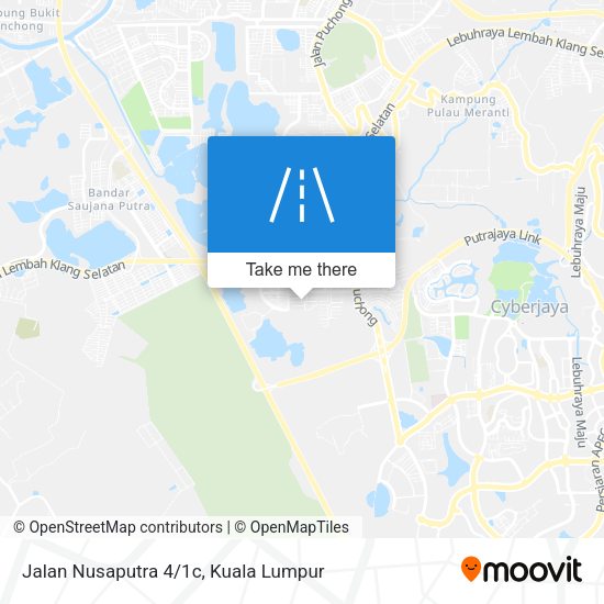 Jalan Nusaputra 4/1c map