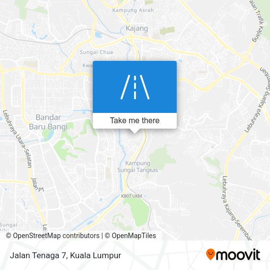 Jalan Tenaga 7 map