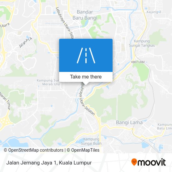 Peta Jalan Jernang Jaya 1