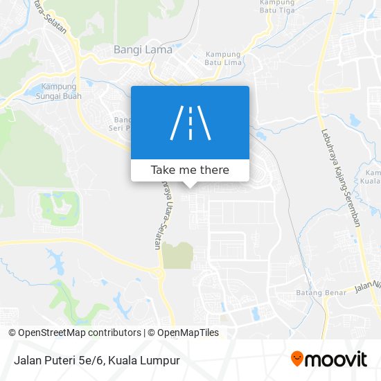 Jalan Puteri 5e/6 map