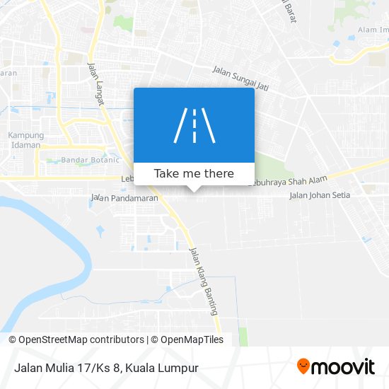 Jalan Mulia 17/Ks 8 map