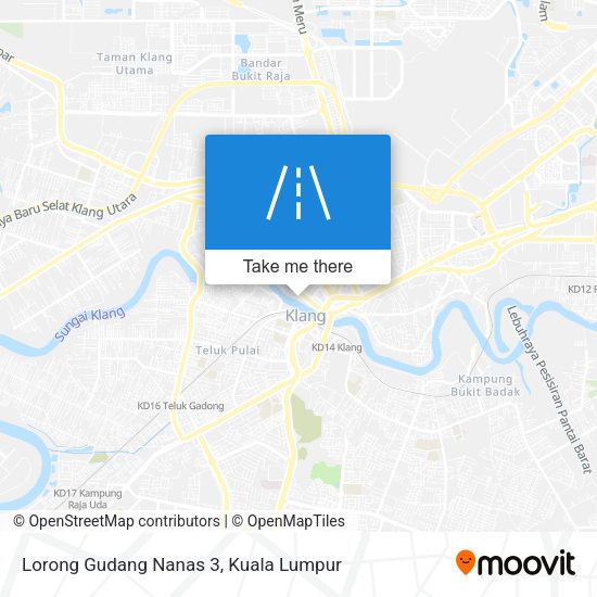 Lorong Gudang Nanas 3 map