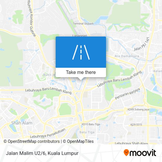 Peta Jalan Malim U2/6