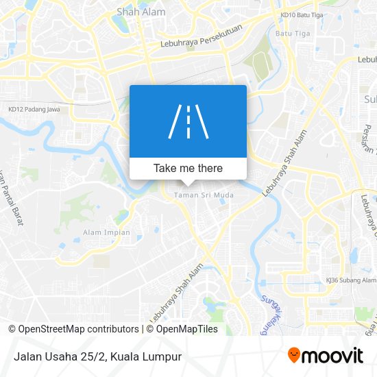Jalan Usaha 25/2 map