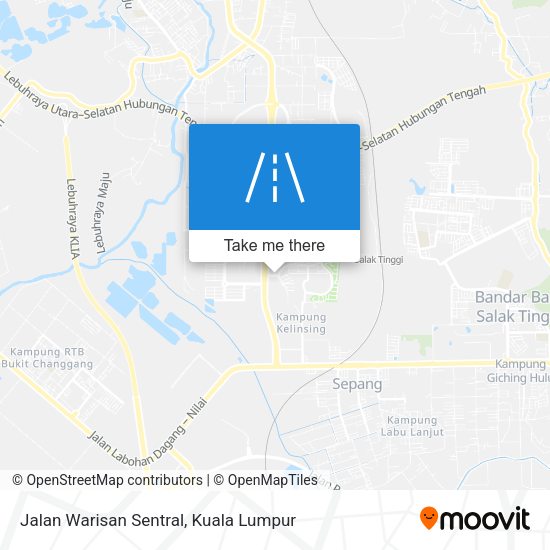 Peta Jalan Warisan Sentral