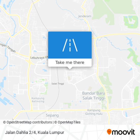 Jalan Dahlia 2/4 map