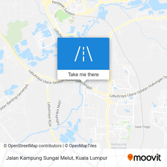 Peta Jalan Kampung Sungai Melut