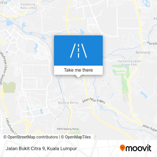 Peta Jalan Bukit Citra 9