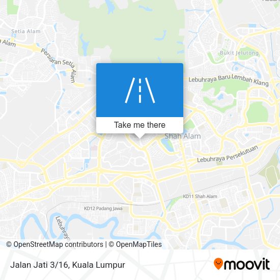 Peta Jalan Jati 3/16
