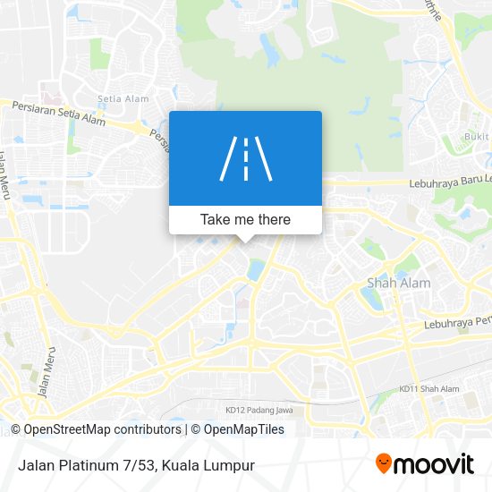 Jalan Platinum 7/53 map