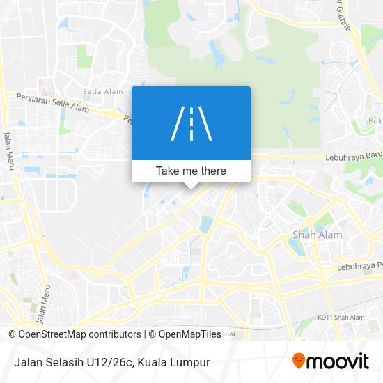 Peta Jalan Selasih U12/26c