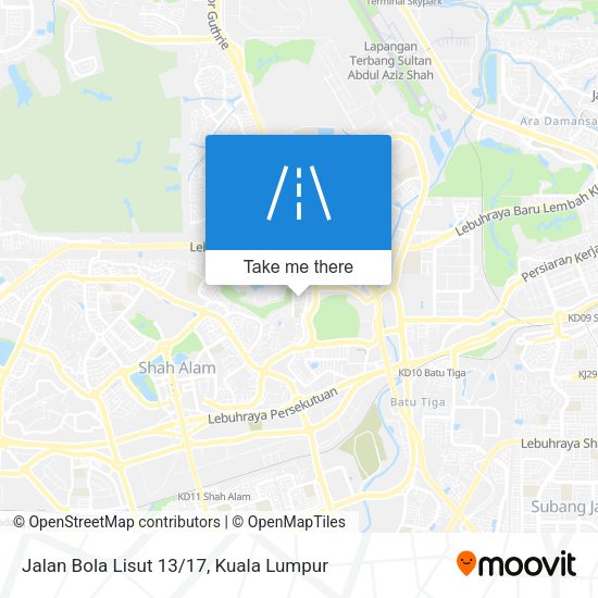 Jalan Bola Lisut 13/17 map