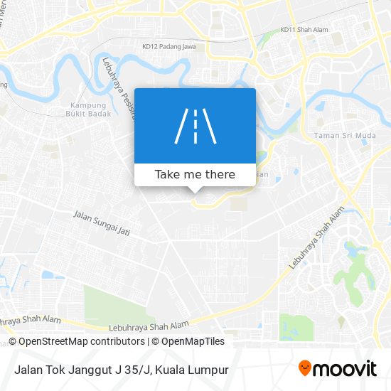 Peta Jalan Tok Janggut J 35/J