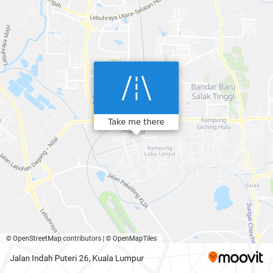 Peta Jalan Indah Puteri 26