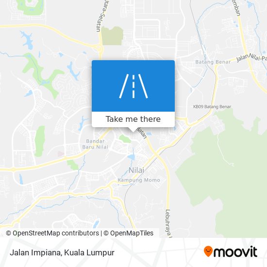 Jalan Impiana map