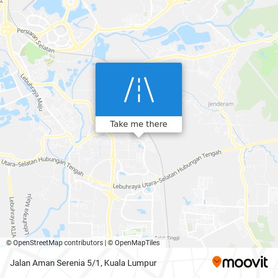 Peta Jalan Aman Serenia 5/1