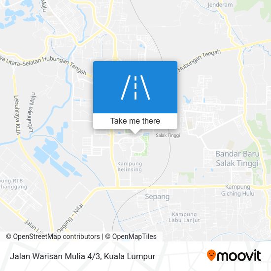 Jalan Warisan Mulia 4/3 map