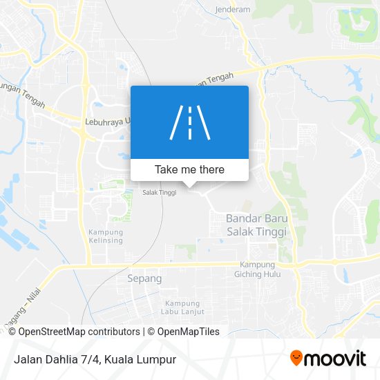 Jalan Dahlia 7/4 map
