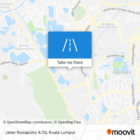 Jalan Nusaputra 4/2b map