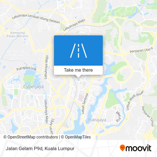 Peta Jalan Gelam P9d
