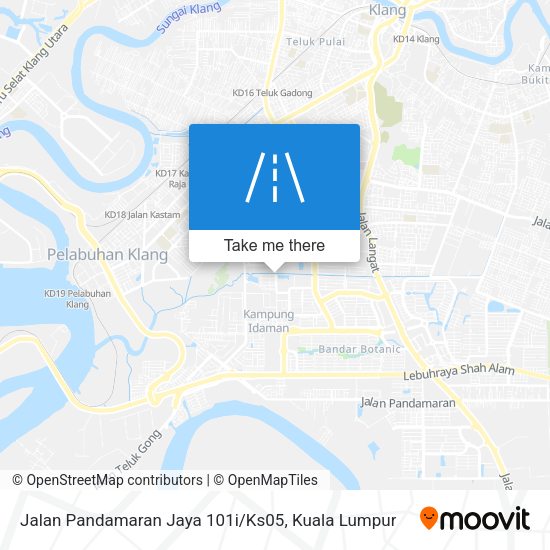 Jalan Pandamaran Jaya 101i / Ks05 map