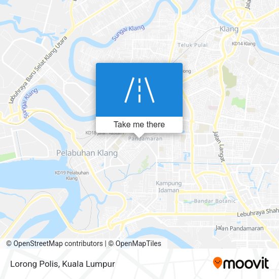 Lorong Polis map