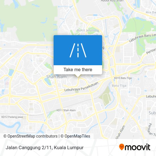 Jalan Canggung 2/11 map