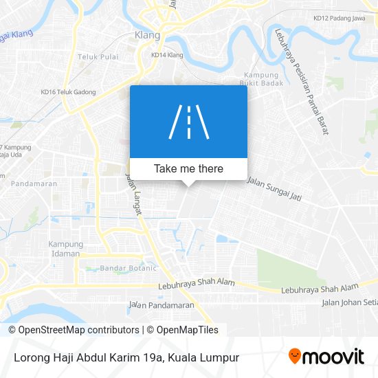 Peta Lorong Haji Abdul Karim 19a
