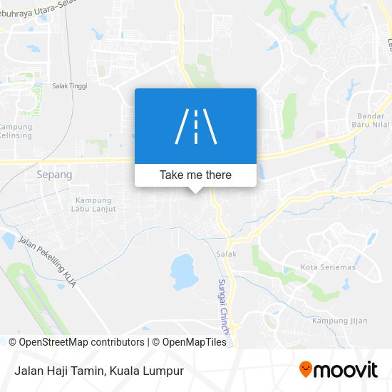 Jalan Haji Tamin map