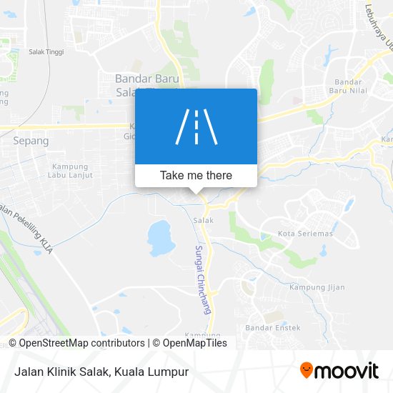 Peta Jalan Klinik Salak