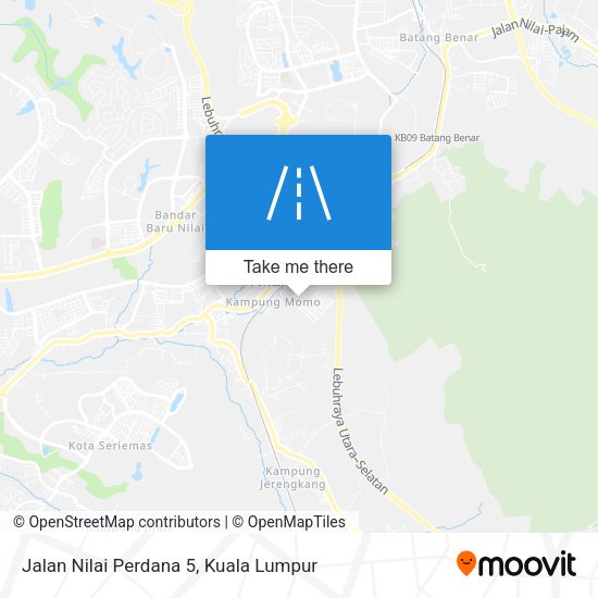 Jalan Nilai Perdana 5 map