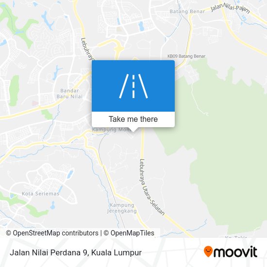 Jalan Nilai Perdana 9 map