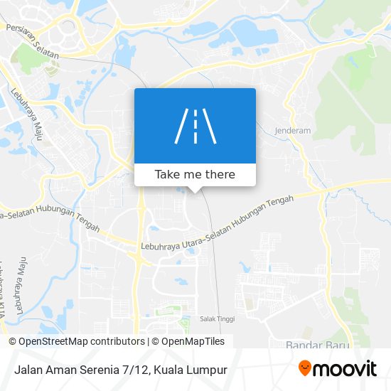 Jalan Aman Serenia 7/12 map