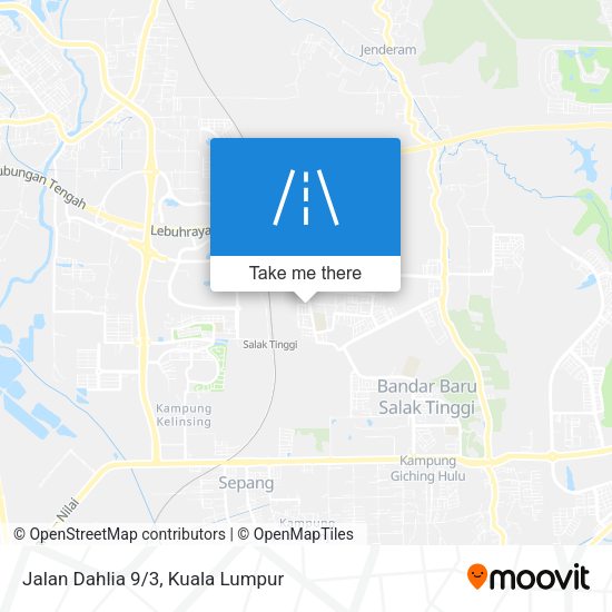 Jalan Dahlia 9/3 map