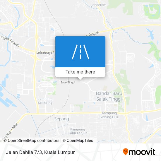 Jalan Dahlia 7/3 map