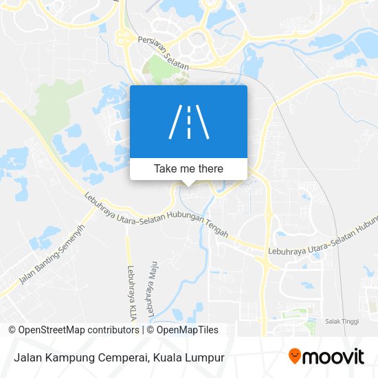 Jalan Kampung Cemperai map