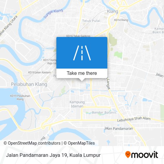 Jalan Pandamaran Jaya 19 map