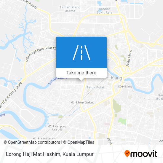 Peta Lorong Haji Mat Hashim