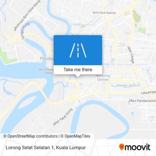 Lorong Selat Selatan 1 map