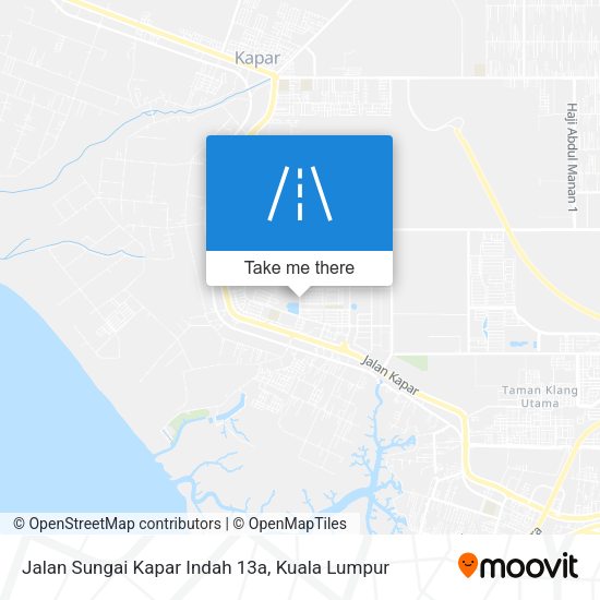 Jalan Sungai Kapar Indah 13a map