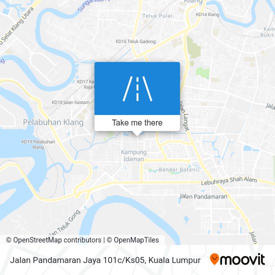 Peta Jalan Pandamaran Jaya 101c / Ks05