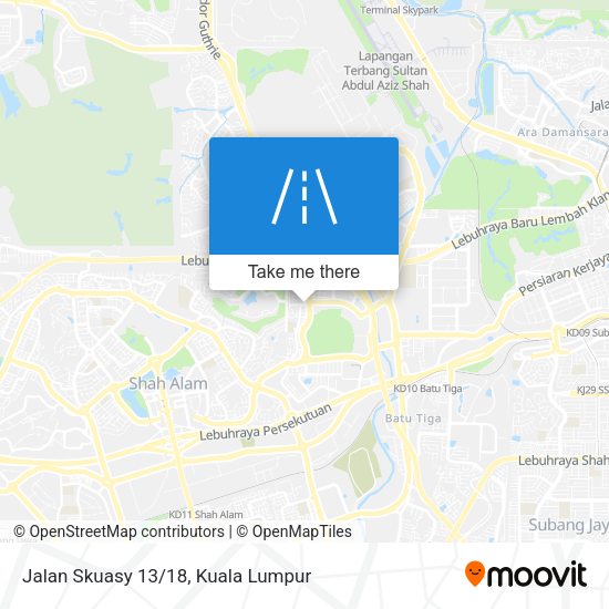 Jalan Skuasy 13/18 map