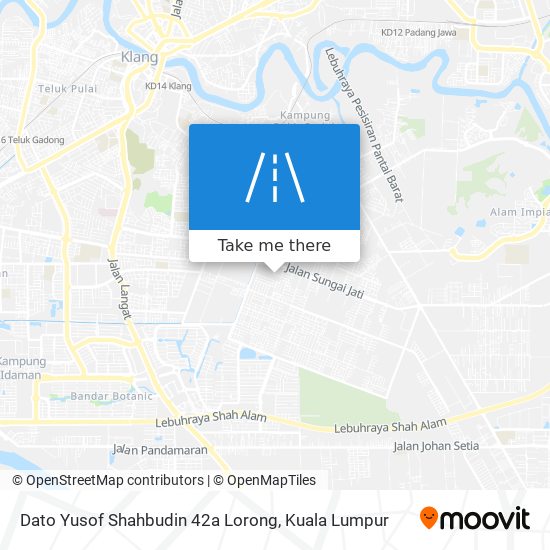 Dato Yusof Shahbudin 42a Lorong map